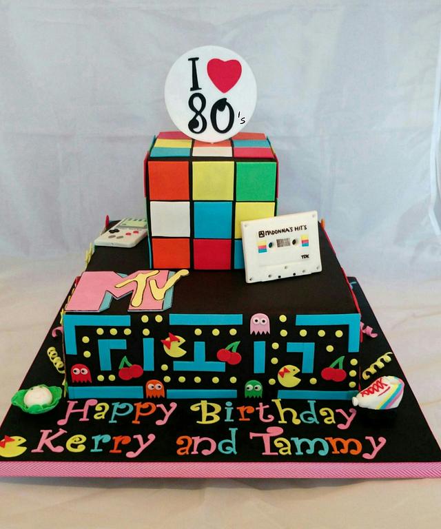 My 80's Cake Cake by Kate CakesDecor