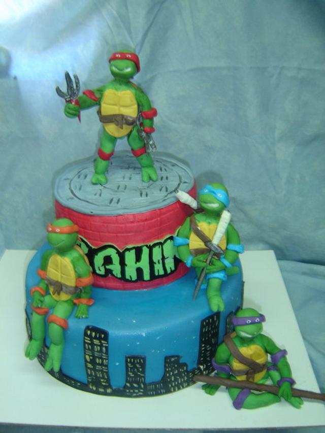 TMNT - Decorated Cake by Katarina - CakesDecor