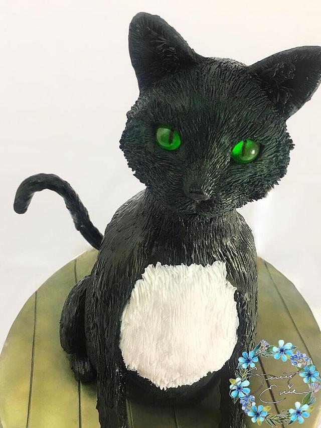 Fat cat - Decorated Cake by Sweet Evie Cake Art - CakesDecor