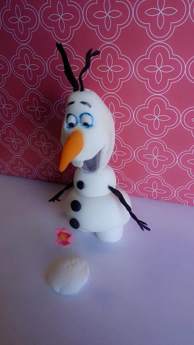 olaf cake topper cake by sonia cakesdecor