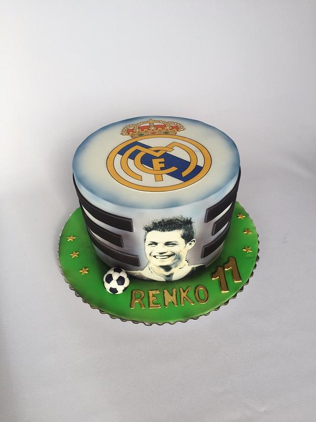 Real Madrid birthday cake 