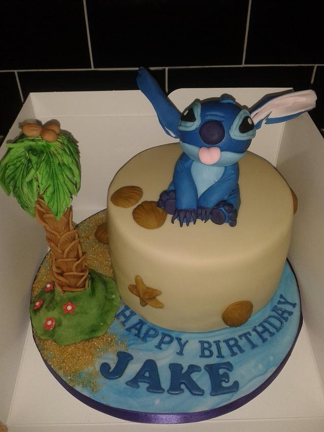 Cute Stitch - Decorated Cake by SweetCakeaholic1 - CakesDecor