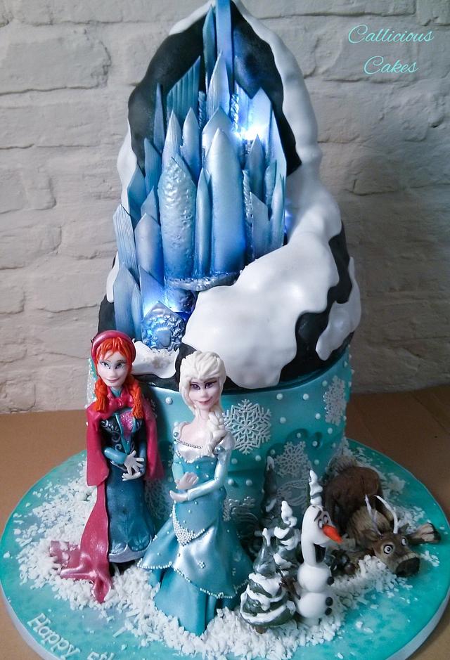 Frozen Magic - Decorated Cake by Calli Creations - CakesDecor