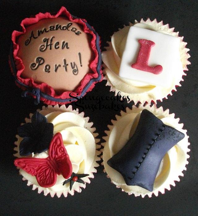 Hen Party Cupcakes ;)