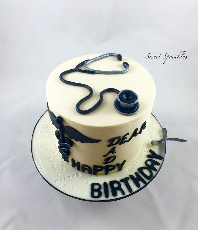 A Cake For A Doctor Decorated Cake By Deepa CakesDecor   Tmtnlakokywf4xujagdn 