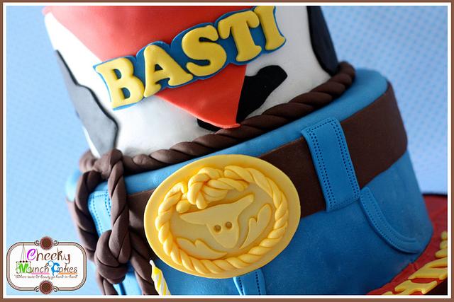 woody and bullseye cake