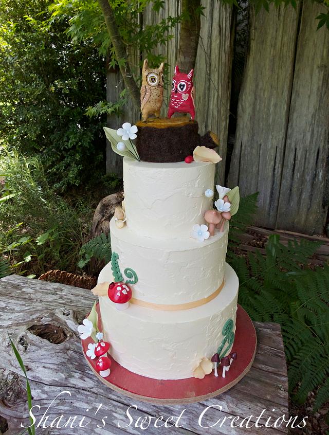 Owl Love You Forever - Decorated Cake by Shani's Sweet - CakesDecor