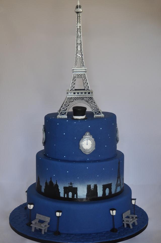 midnight-in-paris-cake-decorated-cake-by-laura-cakesdecor