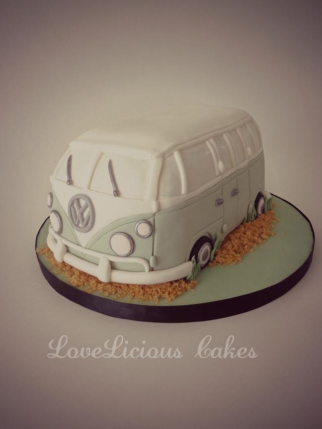 Volkswagen Van - Decorated Cake by loveliciouscakes - CakesDecor