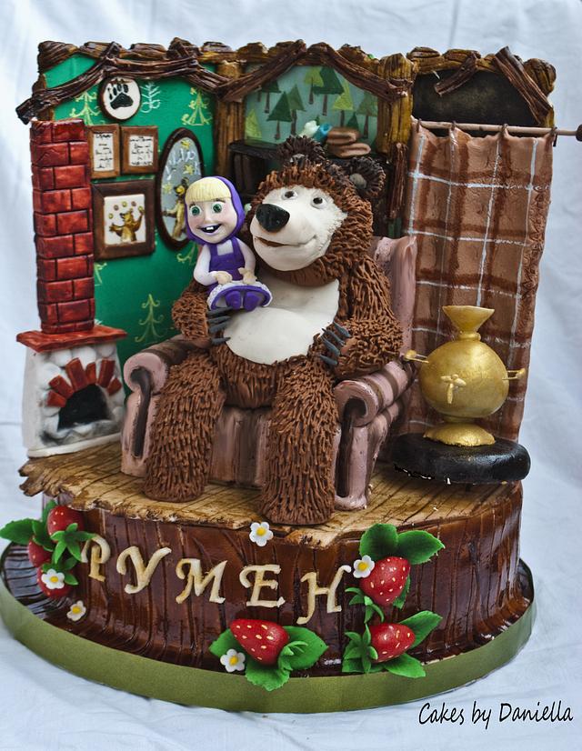 Masha And The Bear Decorated Cake By Daroof Cakesdecor