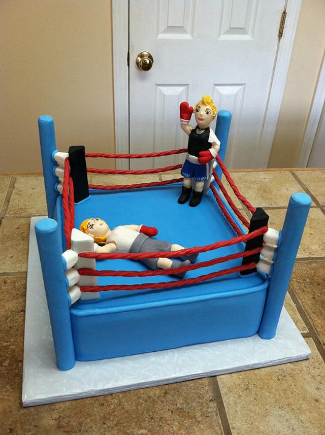 Boxing Ring Birthday Cake Decorated Cake By Tetyana Cakesdecor