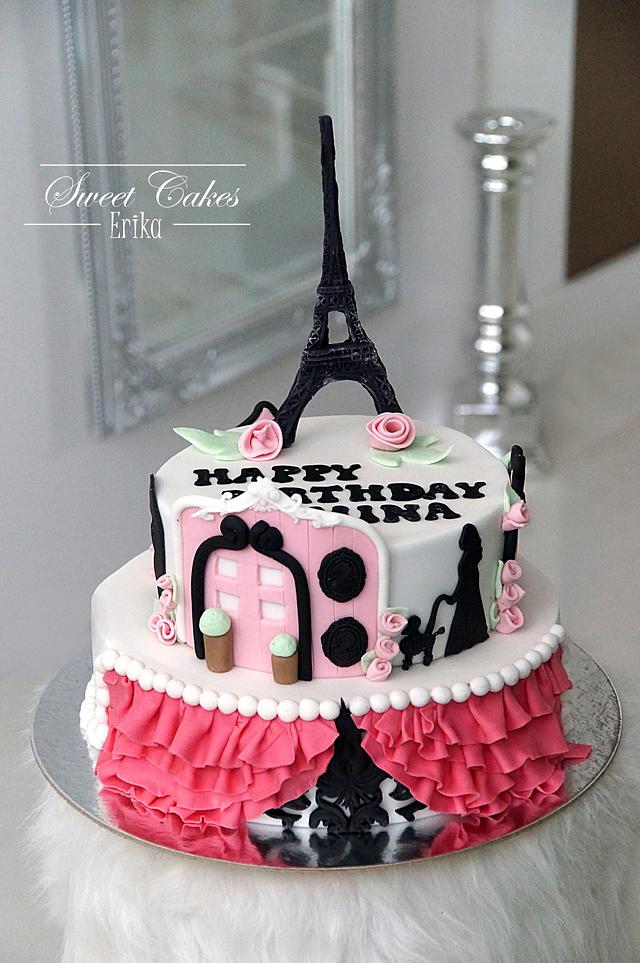 Paris Cake - Decorated Cake By Erika - Cakesdecor