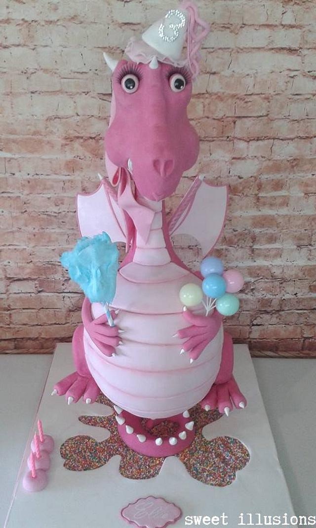 Bubble Gum Beauty cake by Sweet Illusions CakesDecor