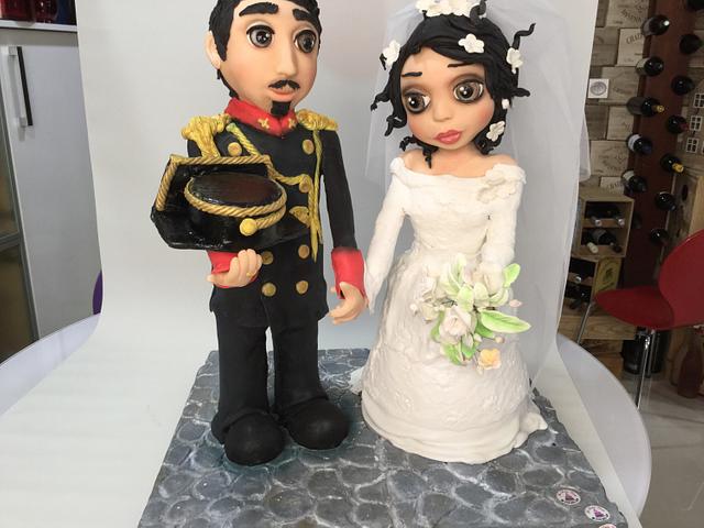 Wedding cakes dolls - Decorated Cake by Mi dulce cake - CakesDecor