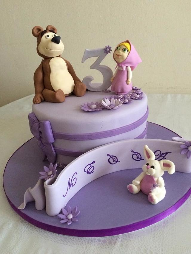 Masha and the Bear - cake by Ksyusha - CakesDecor