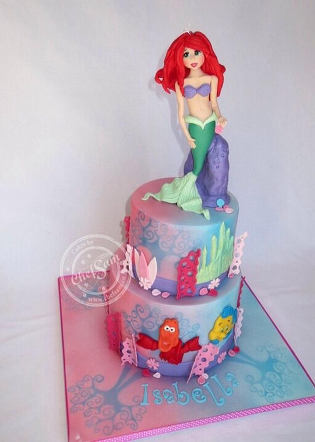 The little mermaid - Cake by chefsam - CakesDecor