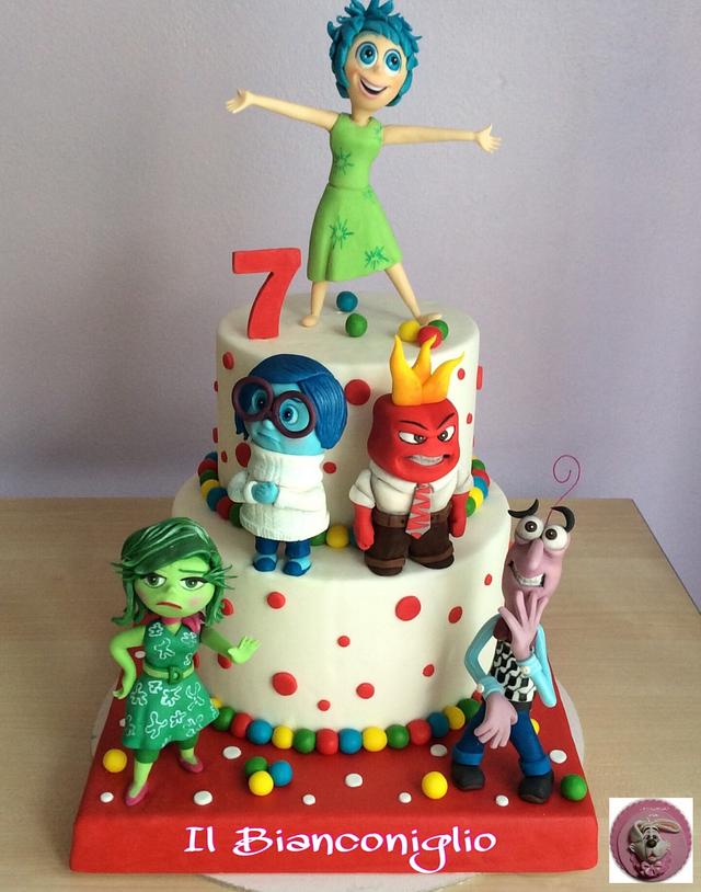 My Inside Out Cake - Decorated Cake by Carla Poggianti Il - CakesDecor