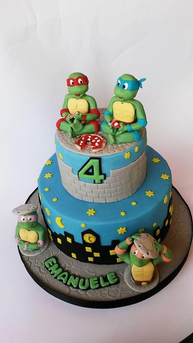 Ninja turtle cake - Cake by Barbara Viola - CakesDecor