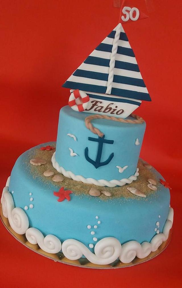 Sail cake cake by Silvia Tartari CakesDecor