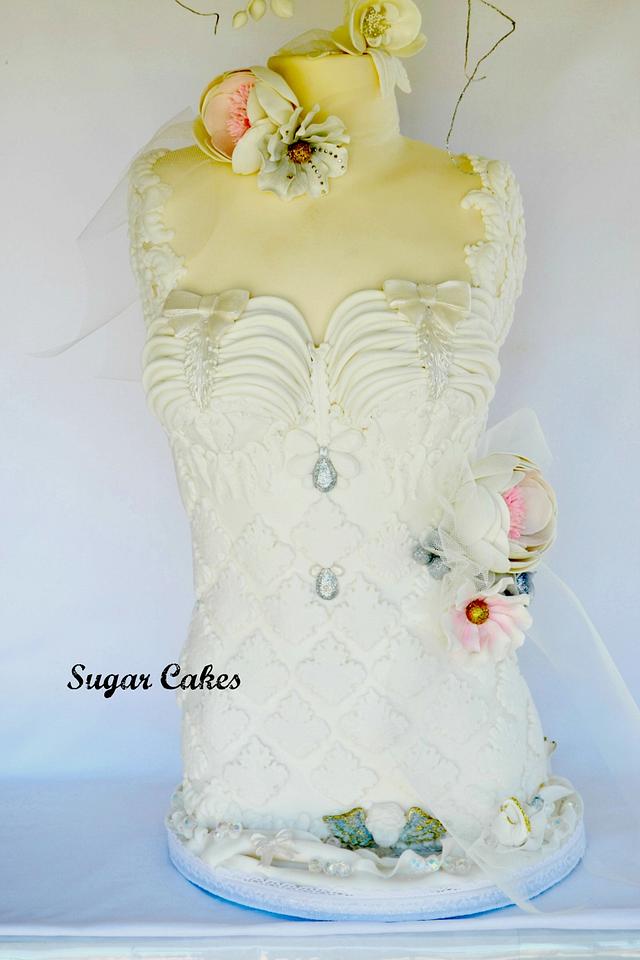 White & Lace Wedding Dress....