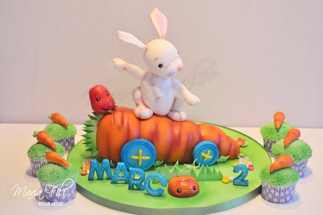 The Bunny and the fast carrot 😉 - Decorated Cake by - CakesDecor