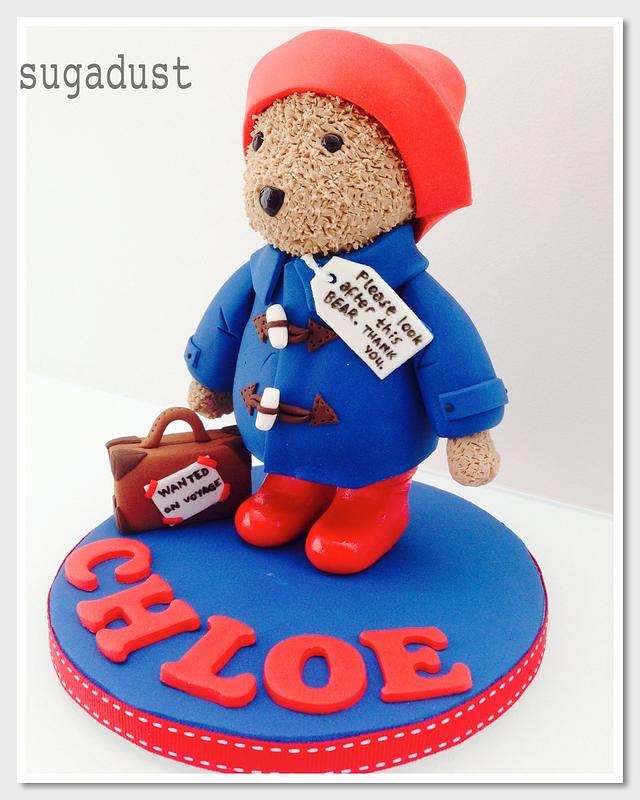 paddington bear birthday cake topper