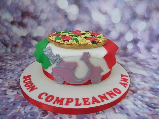 Italy Cake Decorated Cake By Karens Cakes And Bakes Cakesdecor