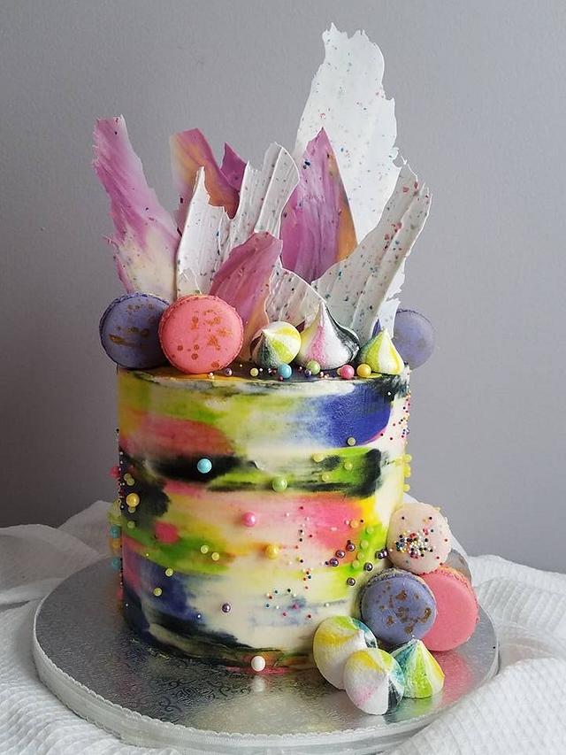 Abstract cake Decorated Cake by Jacevedo CakesDecor