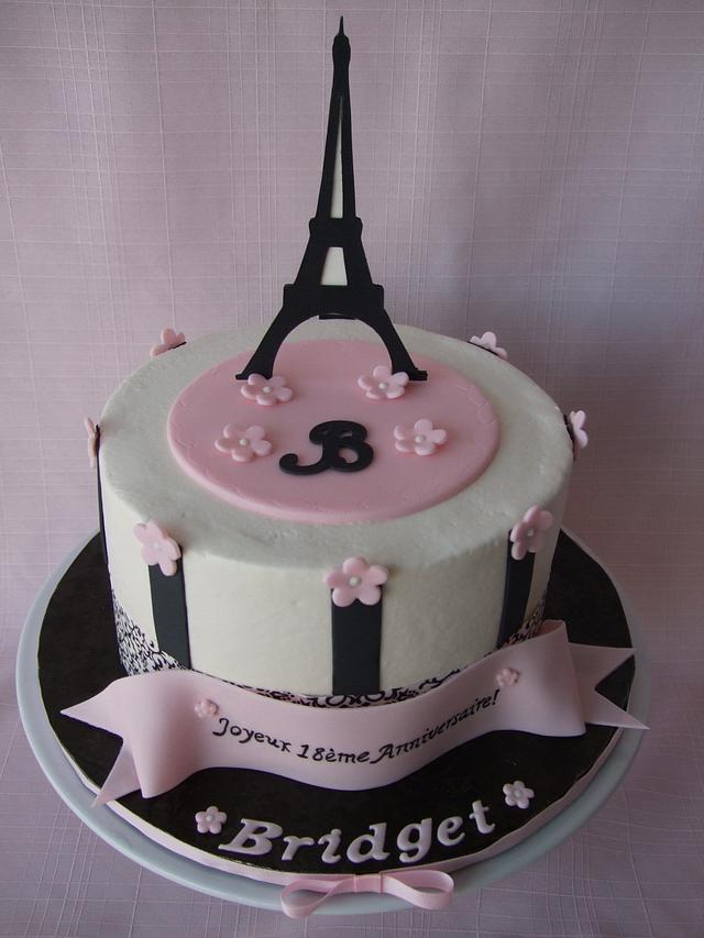 Joyeux 18eme Anniversaire! - Decorated Cake By Erin12345 - Cakesdecor