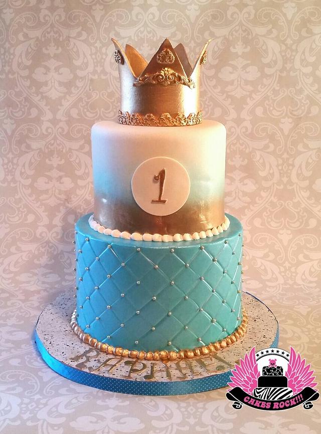 Little Prince First Birthday - Cake by Cakes ROCK!!! - CakesDecor