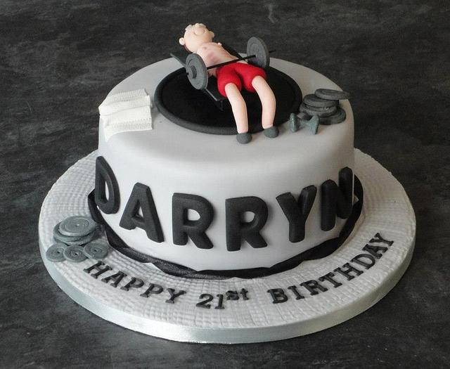 Buy Personalised Acrylic Name Powerlifting Gym Boy Birthday Cake Topper  Decoration Online in India - Etsy