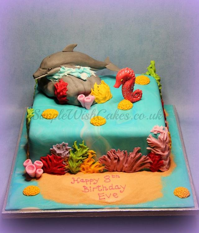 Dolphin cake!! 🐬🐬 | Dolphin cake!!! Everything edible and made from  scratch 😋 | By Popatoo Cakes | Facebook