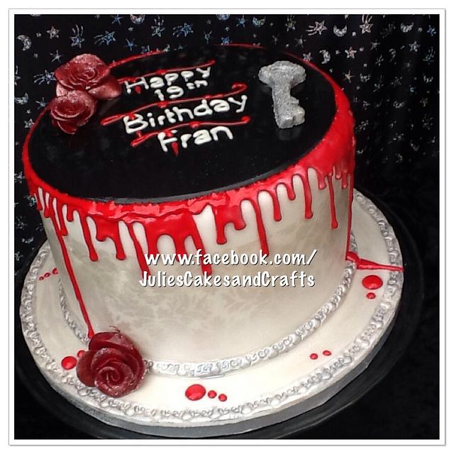 Vampire Diaries - Decorated Cake by JulieCraggs - CakesDecor
