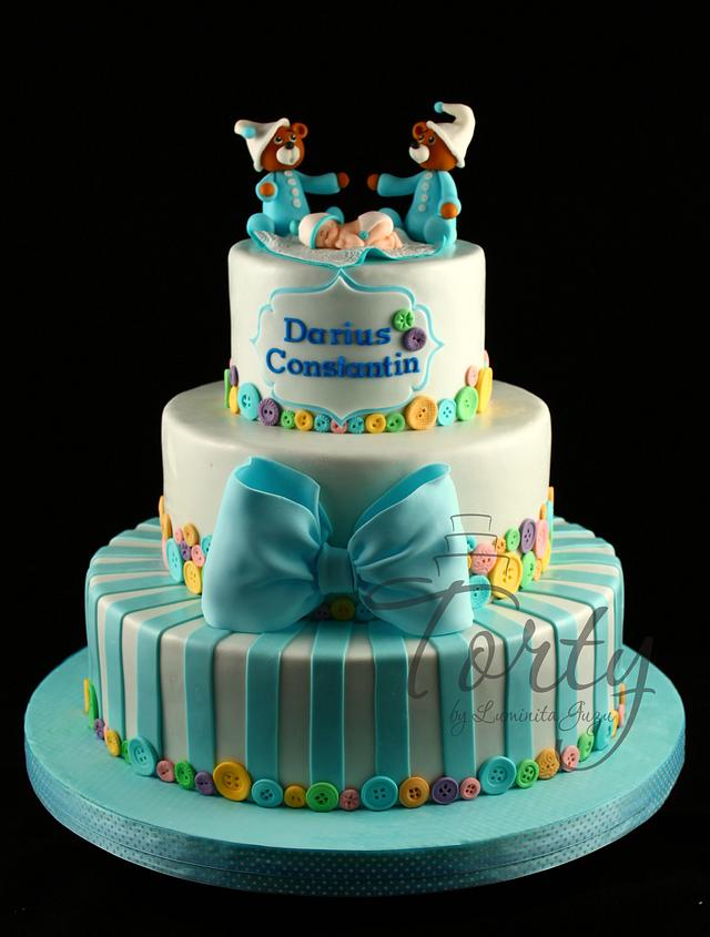 Christening cake Cake by Luminita Guzu CakesDecor