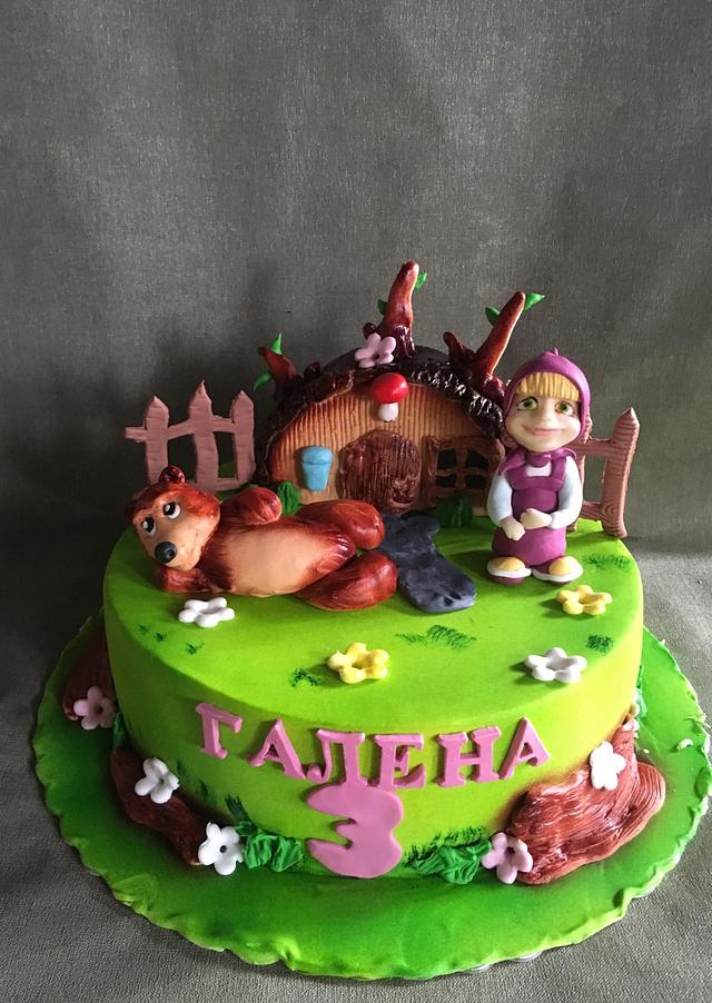 Masha and the bear - Cake by Doroty - CakesDecor