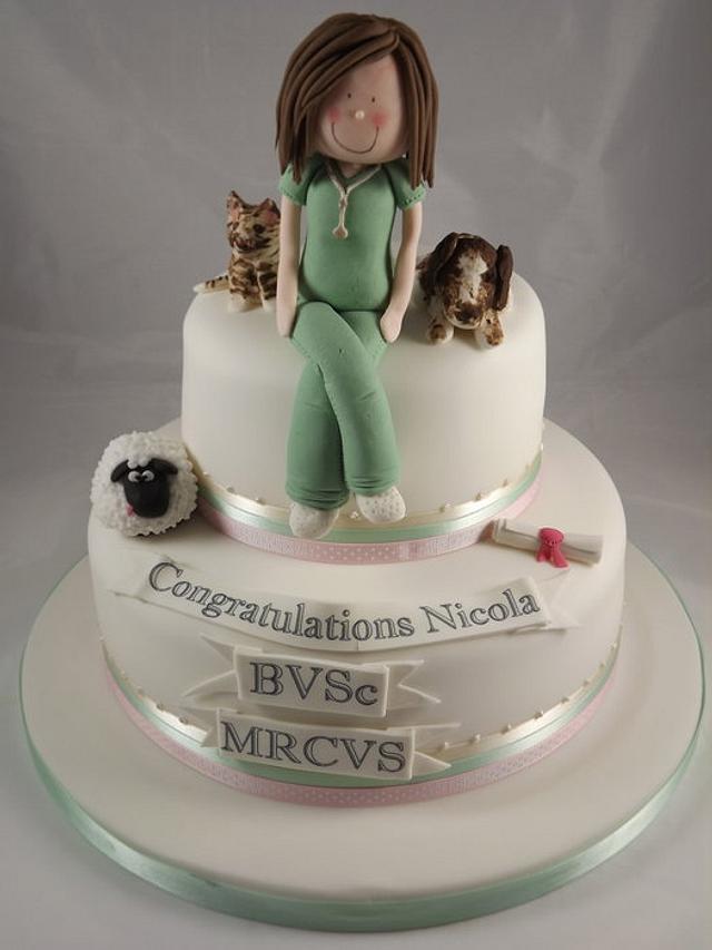 Vet Decorated Cake By Sam Cakesdecor