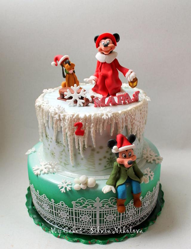 Winter Cake - Decorated Cake by marulka_s - CakesDecor