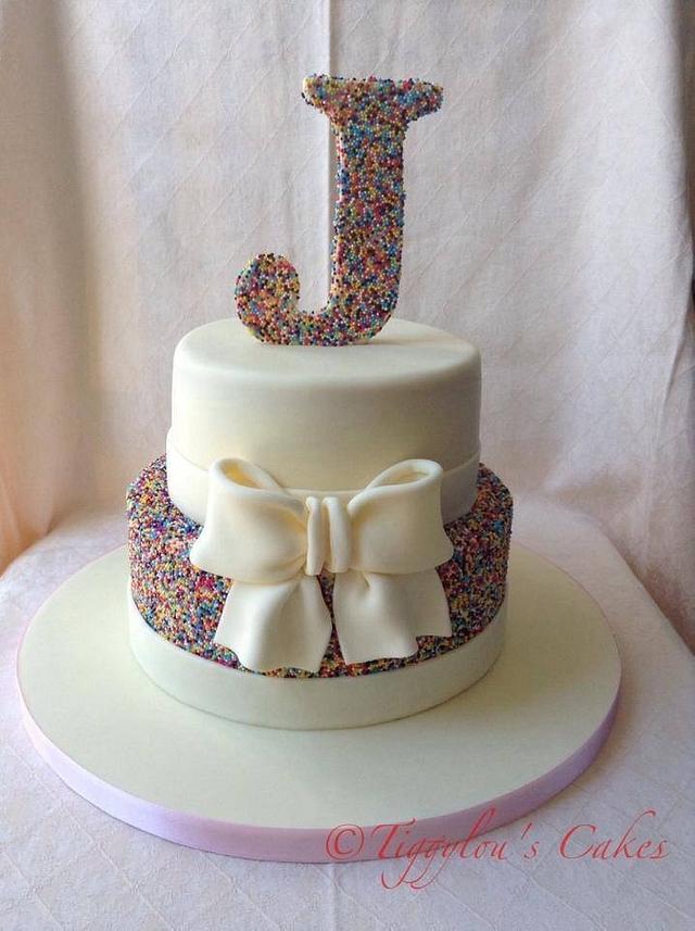 Sprinkles - Decorated Cake by Tiggylou's cakes - CakesDecor