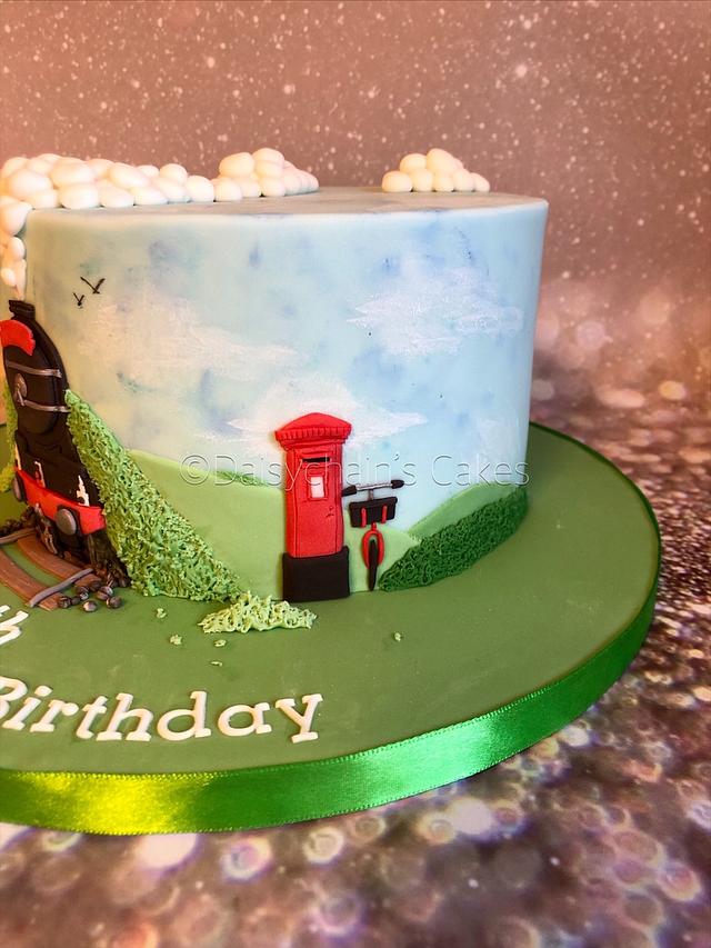 Steam train cake
