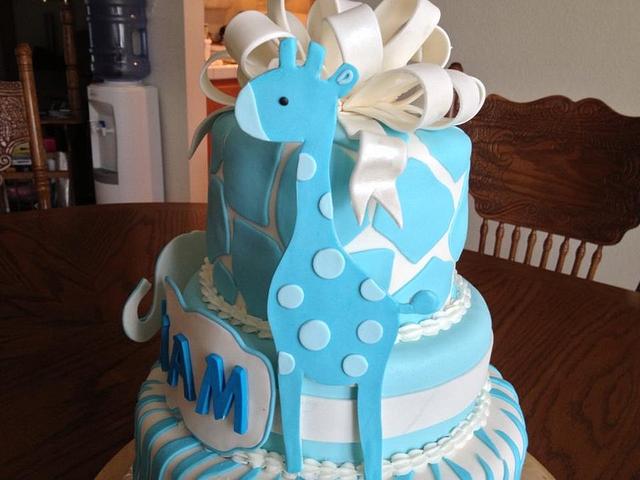 Safari Baby shower cake - Cake by taralynn - CakesDecor