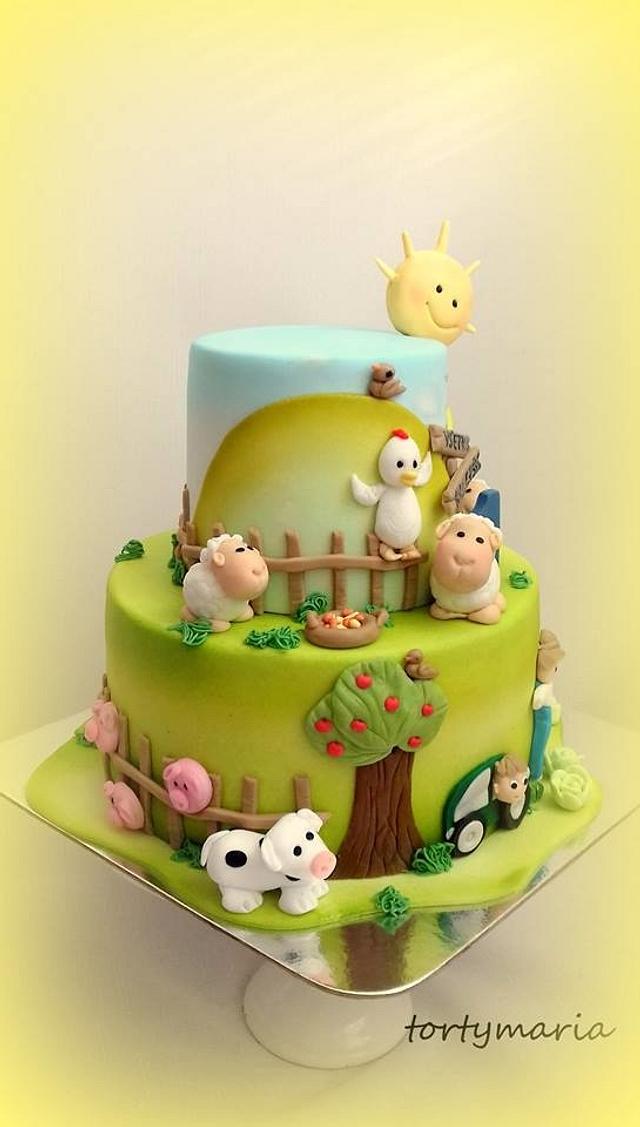 baby cake - Decorated Cake by tortymaria - CakesDecor