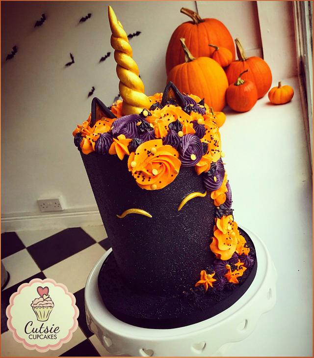 Halloween Unicorn - Cake By Cutsie Cupcakes - Cakesdecor