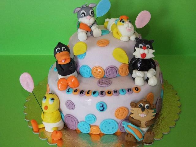 Cake Baby Looney Tunes - Decorated Cake By Marilena - Cakesdecor