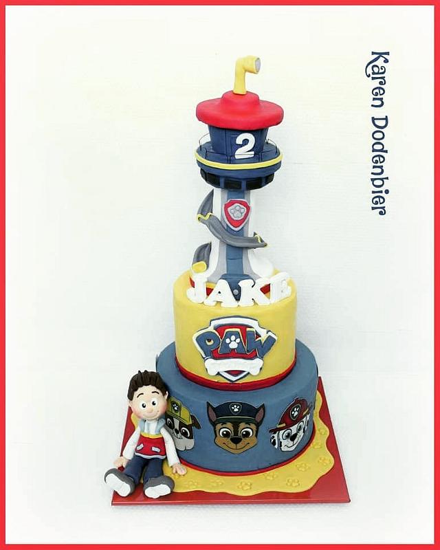 Paw Patrol - Decorated Cake by Karen Dodenbier - CakesDecor