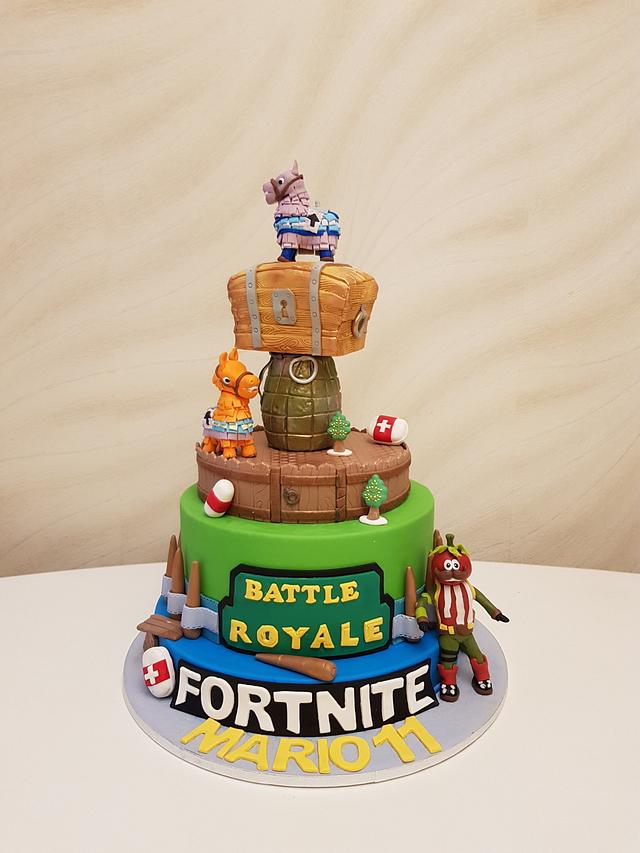 Fortnite Cake Cake By Cornelus Cakesdecor