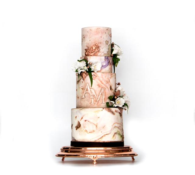 A&M Wedding Cake