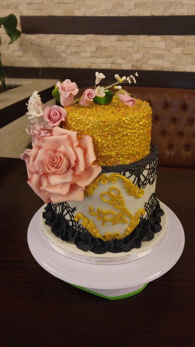 Cake for my hairdresser Cake by Liuba Stefanova CakesDecor Cake for my hairdresser Cake by Liuba Stefanova CakesDecor