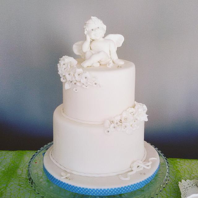 Angel cake - Decorated Cake by Sabrina Adamo - CakesDecor