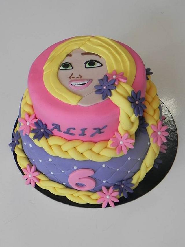 Cake Raiponce Cake By Cendrine Cakesdecor