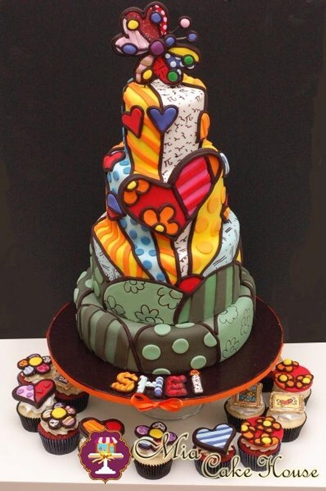 My Britto birthday cake :) - Decorated Cake by Sheila - CakesDecor